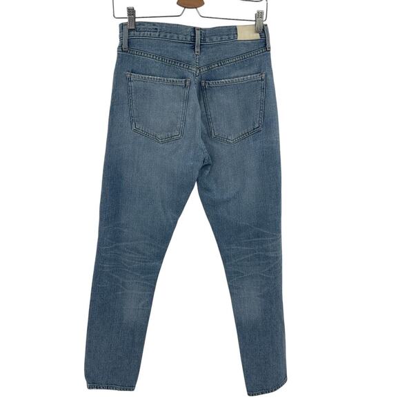 Citizens of Humanity‎ Liya High Rise Classic Fit Jeans Torn Denim Blue Size 25 - Picture 5 of 12